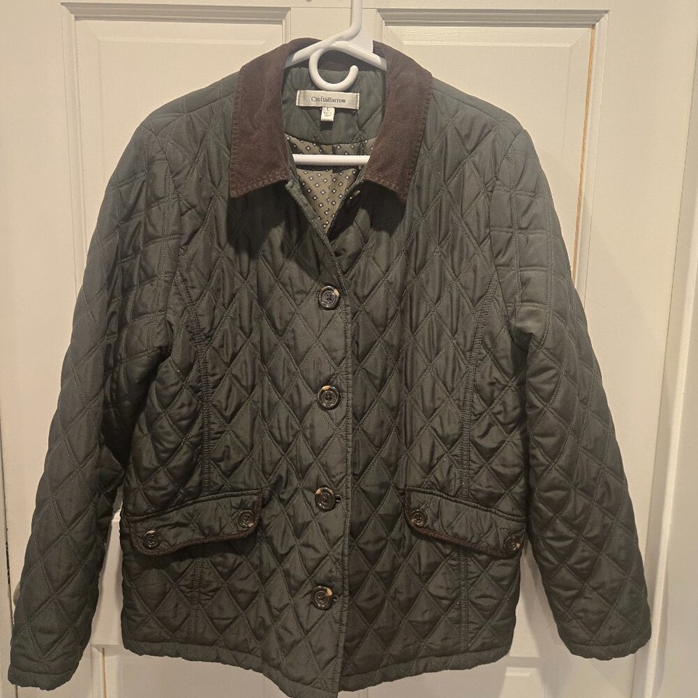 Croft&Barrow Button Down Jacket with Buttoned Pockets
